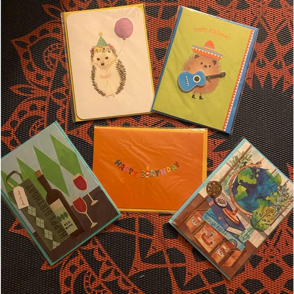 Papyrus Other 5 Sealed Papyrus Happy Birthday Greeting Cards Poshmark